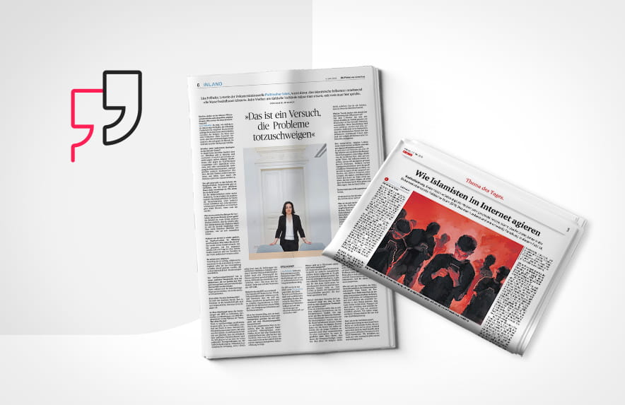 Foto der beiden Artikel im Standard und Kurier